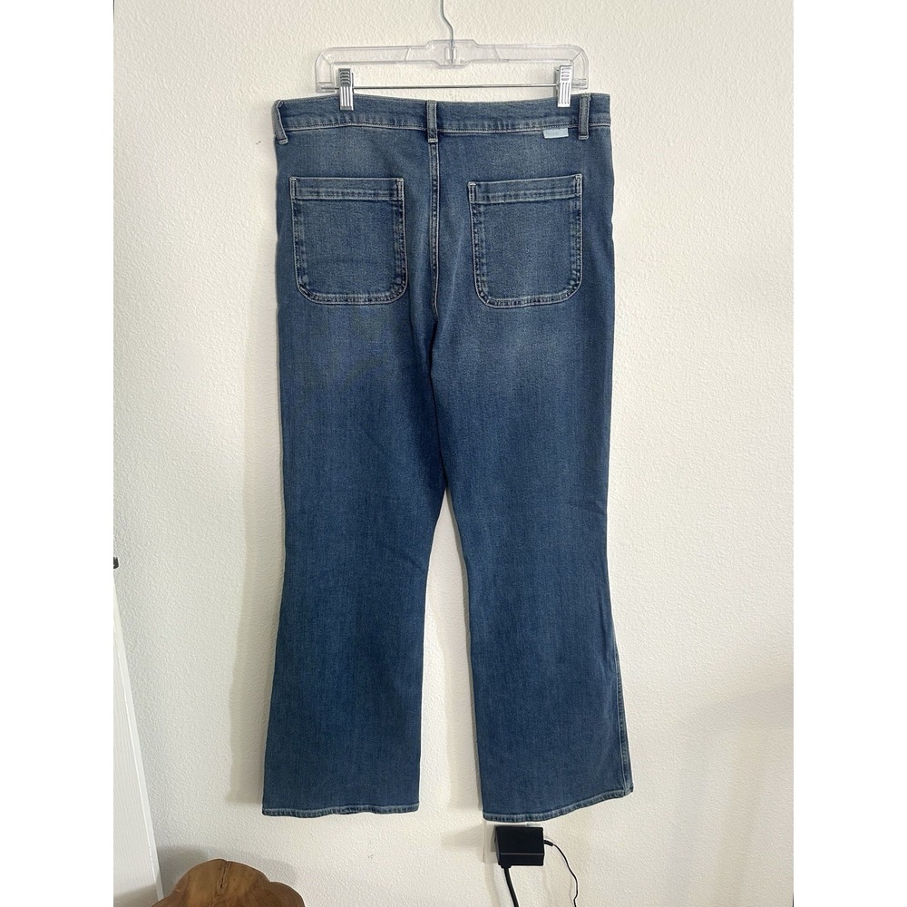 Boyish The Ricky Jeans Sz 31 Flare High Rise Stretch Medium Wash Button‎ Front - Picture 5 of 7